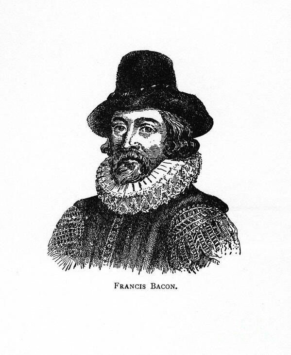 Engraving Art Print featuring the drawing Francis Bacon, 1st Viscount St Albans by Print Collector