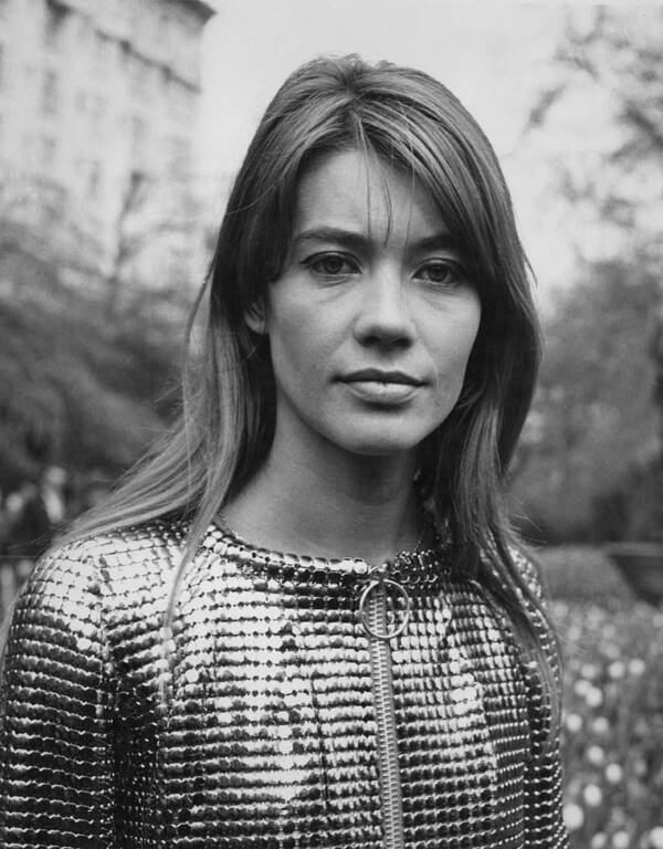 Francoise Hardy Art Print By Central Press