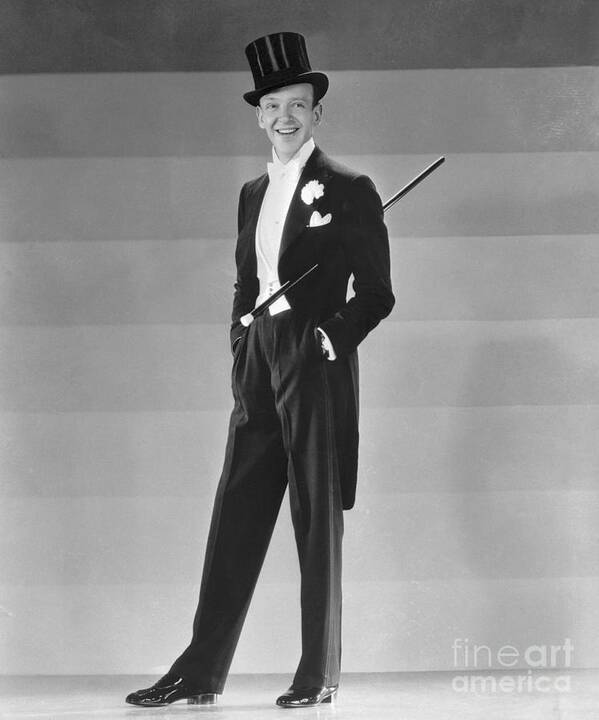 Fred Astaire In Top Hat And Tails Art Print by Bettmann - Photos.com