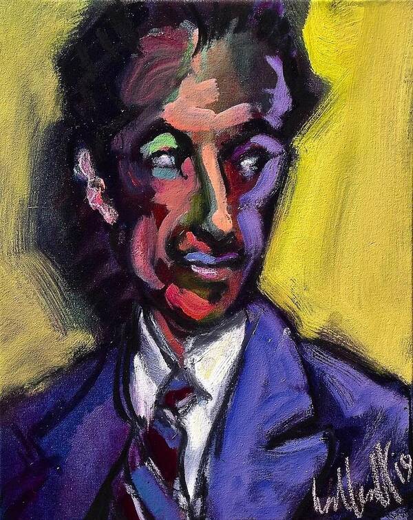Painting Art Print featuring the painting george Gershwin by Les Leffingwell
