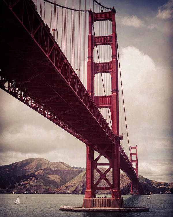 Golden Gate Art Print featuring the photograph Golden Gate by Lance Kuehne