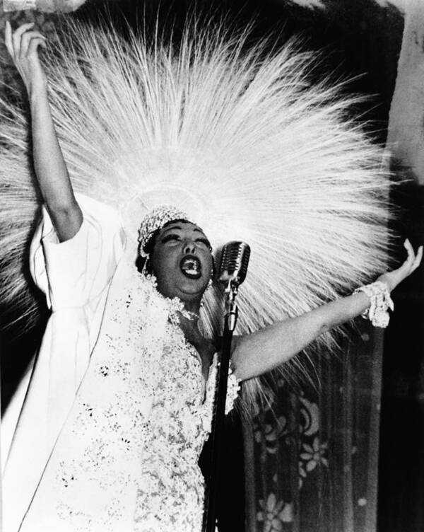 Singer Art Print featuring the photograph Josephine Baker by Archive Photos