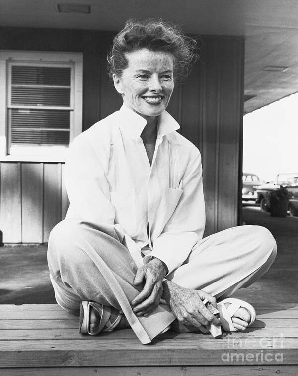 Katharine Hepburn Art Print featuring the photograph Katharine Hepburn by Bettmann