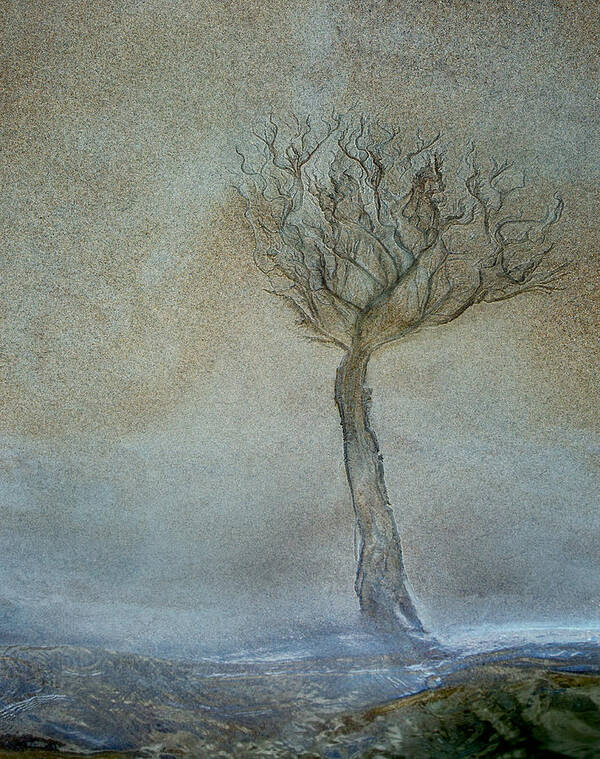 Sand Art Print featuring the photograph Lonely Tree by Nel Talen