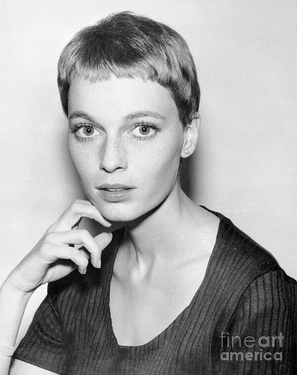 Event Art Print featuring the photograph Mia Farrow by Bettmann