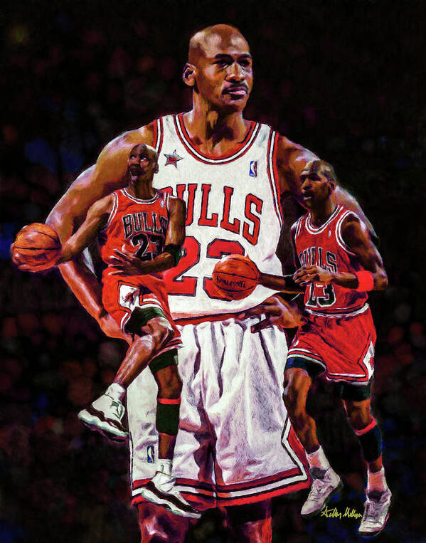 Men's oversized T-shirt Michael Jordan, Chicago Bulls, Air Jordan
