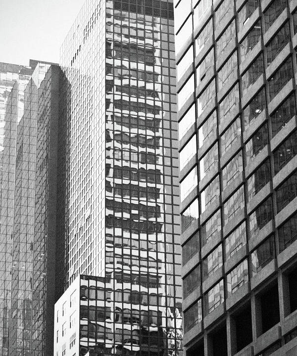 Corporate Business Art Print featuring the photograph New York City Skyscrapers by William Andrew