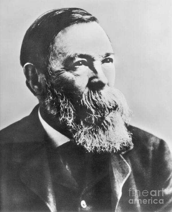 People Art Print featuring the photograph Portrait Of Socialist Friedrich Engels by Bettmann