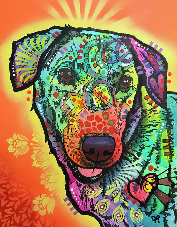 Img_4061 Art Print featuring the mixed media Rusty by Dean Russo