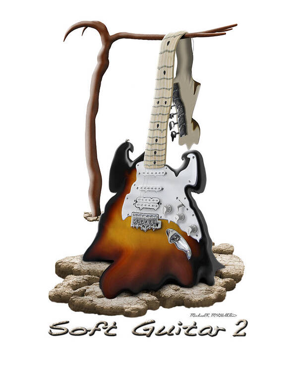 Rock And Roll Art Print featuring the photograph Soft Guitar 2 by Mike McGlothlen
