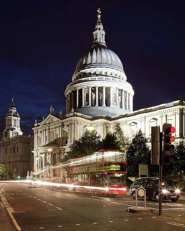 Outdoors Art Print featuring the photograph St Pauls Cathedral by Scott Moore 2012