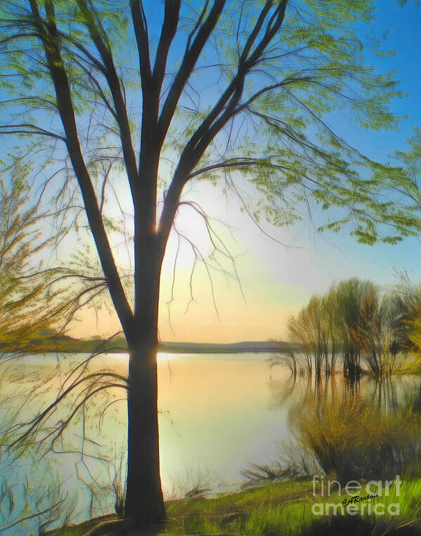 Trees Art Print featuring the photograph Stand Tall in Life by Carol Randall