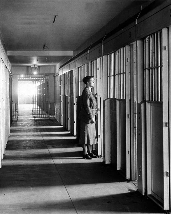 1930-1939 Art Print featuring the photograph Superintendent Of Prison Ruth E by New York Daily News Archive