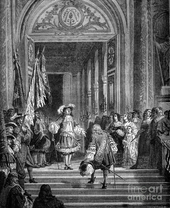 Engraving Art Print featuring the drawing The Return Of The Grand Conde by Print Collector
