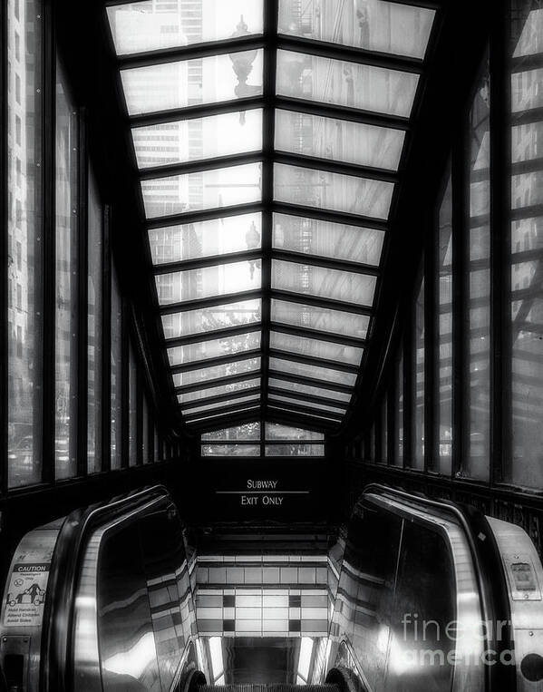 Bnw Art Print featuring the photograph Underground by Izet Kapetanovic