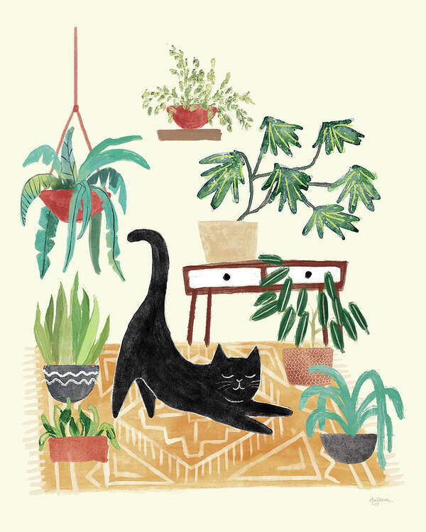 Animals Art Print featuring the painting Urban Jungle I by Mary Urban