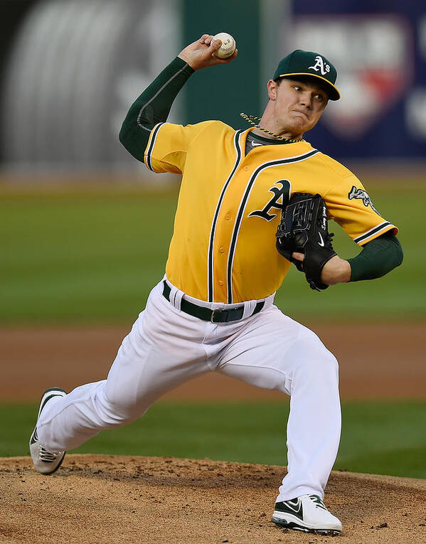 American League Baseball Art Print featuring the photograph Sonny Gray by Thearon W. Henderson