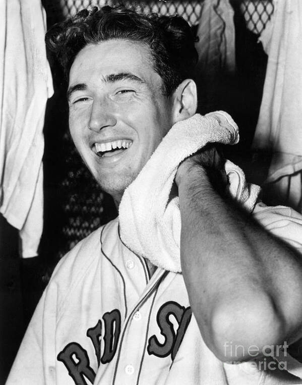 People Art Print featuring the photograph Ted Williams by National Baseball Hall Of Fame Library
