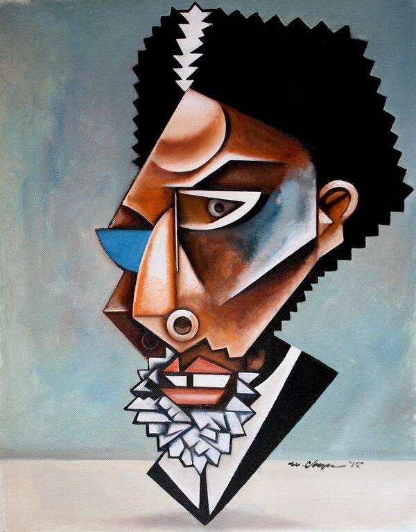 Cornel West Art Print featuring the painting The Recondite / Cornel West by Martel Chapman