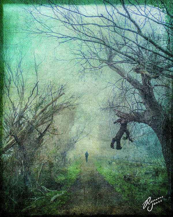 Tree Art Print featuring the photograph Walk Alone #1 by Roseanne Jones