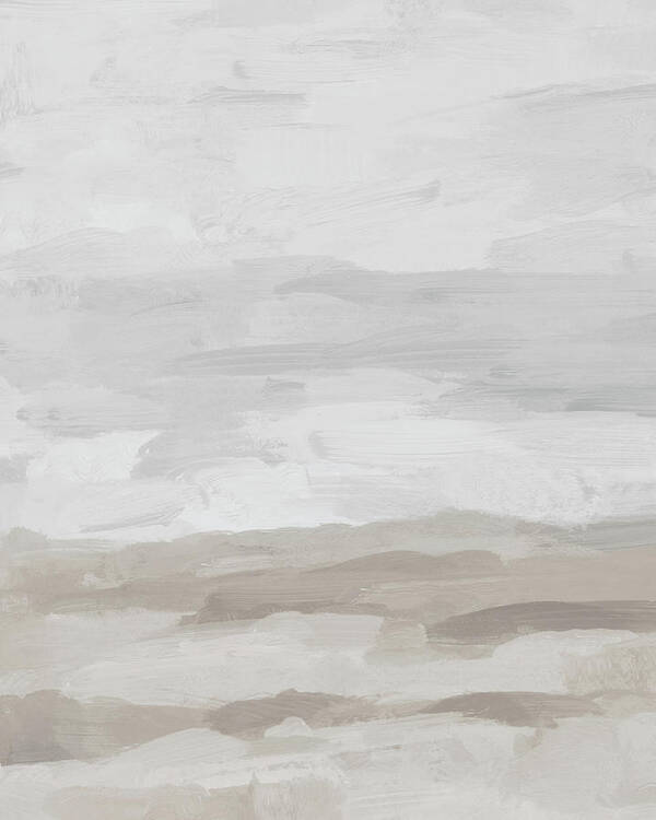 Gray Art Print featuring the painting Sands of Time II by Rachel Elise