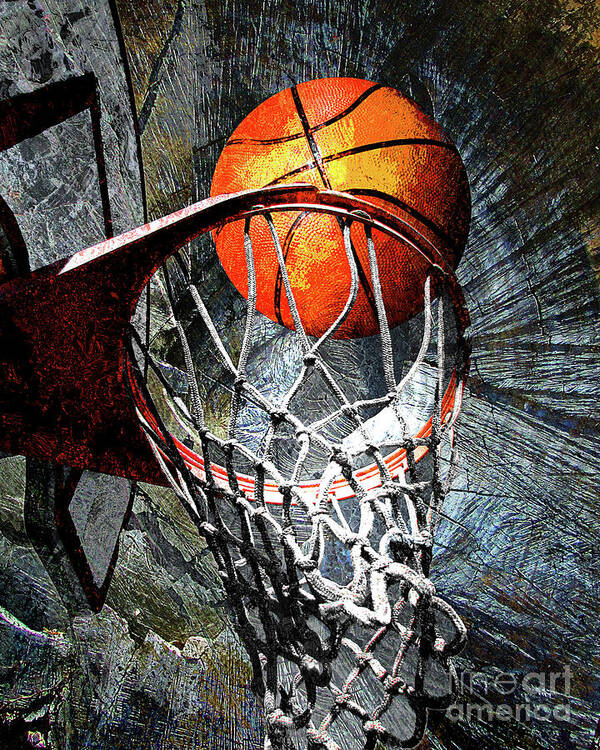 Basketball art print swoosh 116 basketball artwork design Art Print by  Takumi Park Pixels