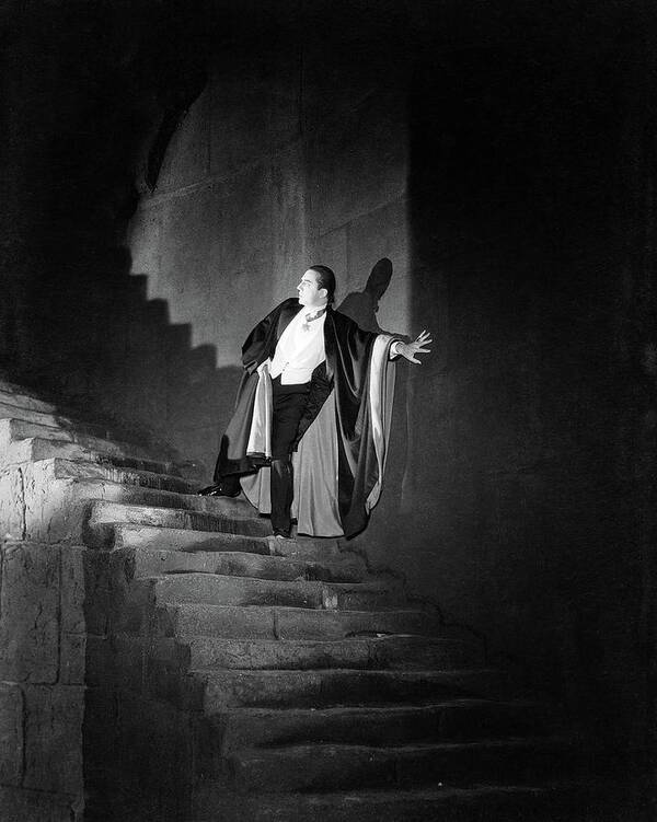 Bela Lugosi Art Print featuring the photograph BELA LUGOSI in DRACULA -1931-, directed by TOD BROWNING. by Album