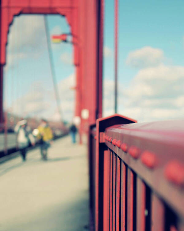 Golden Gate Bridge Art Print featuring the photograph Different Perspective by Lupen Grainne