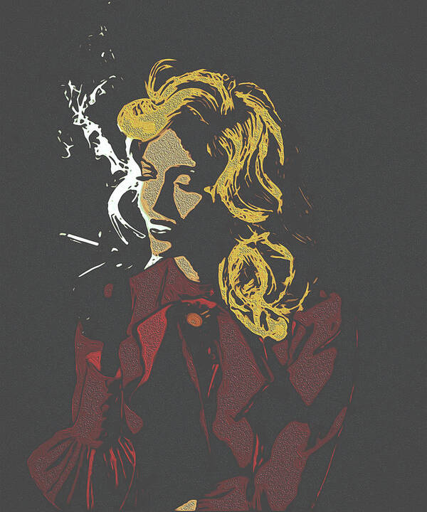 Sin City Art Print featuring the digital art Dystopia by Christina Rick