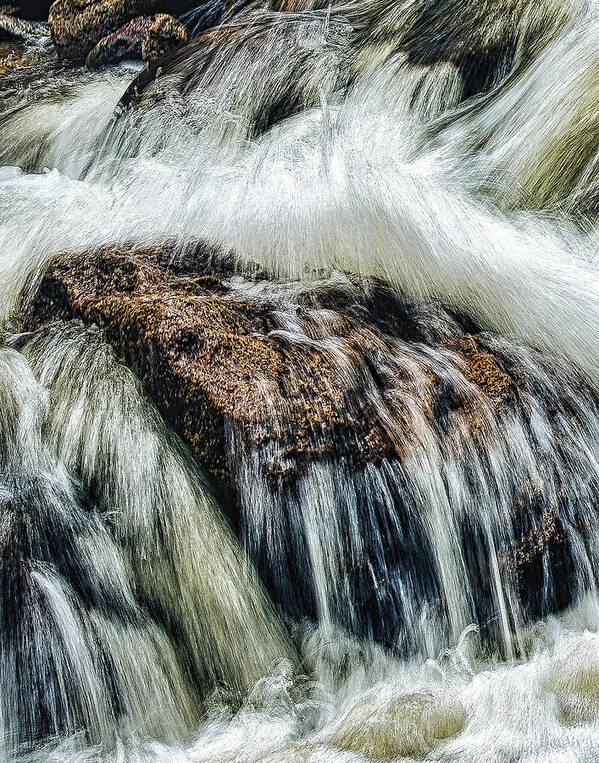 Falling Water Art Print featuring the photograph Falling by Jim Signorelli