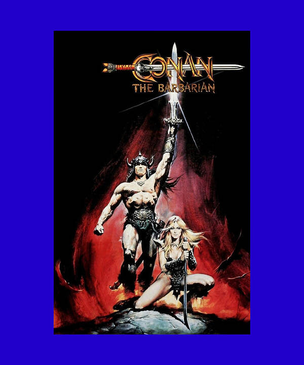Conan The Barbarian Art Print featuring the digital art For Mens Womens Conan The Barbarian by Lotus Leafal