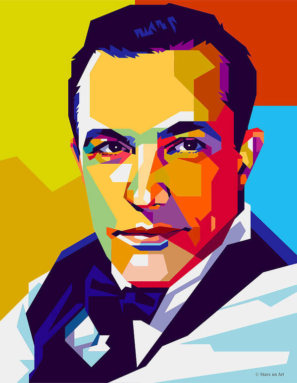 Gene Art Print featuring the mixed media Gene Kelly - early career by Stars on Art