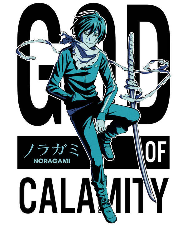 Japanese Art Yato God Noragami Anime Manga For Fans Wood Print by
