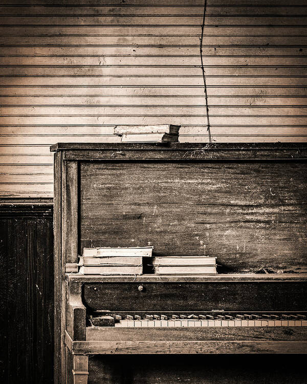 Abandoned Art Print featuring the photograph Hymnals Waiting by Mike Schaffner