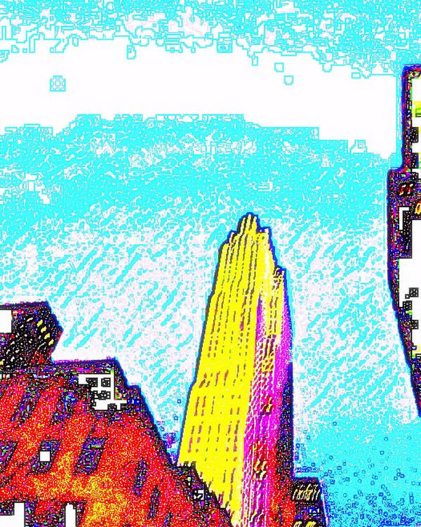 The “reflections Art Print featuring the digital art Im in a Frantic NY State of Mind by Wil