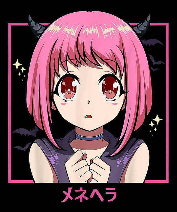  Japanese Anime Girl Punk Evil Manga - Pastel Menhera