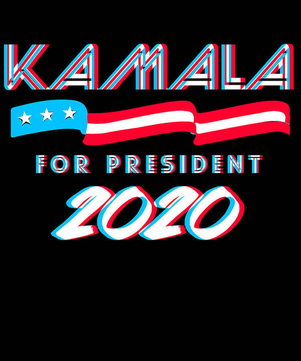 Election Art Print featuring the digital art Kamala For President 2020 by Flippin Sweet Gear