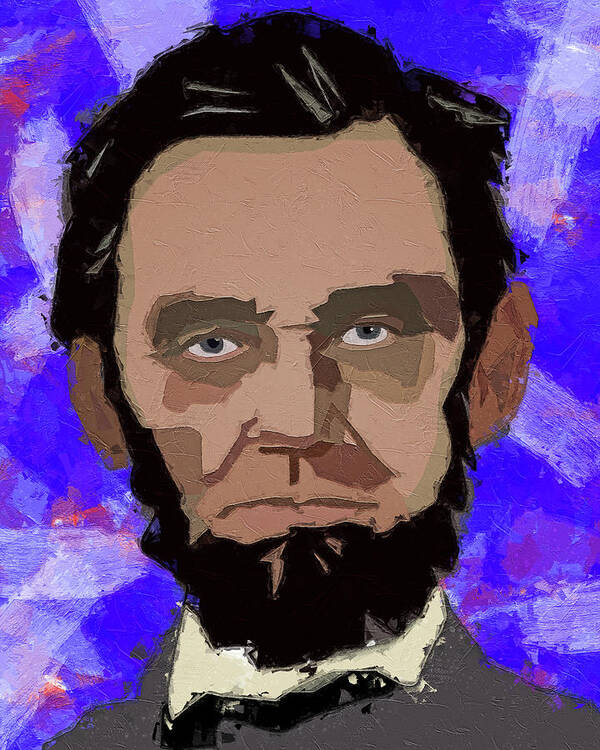 Lincoln Art Print featuring the painting Lincoln by Dan Sproul
