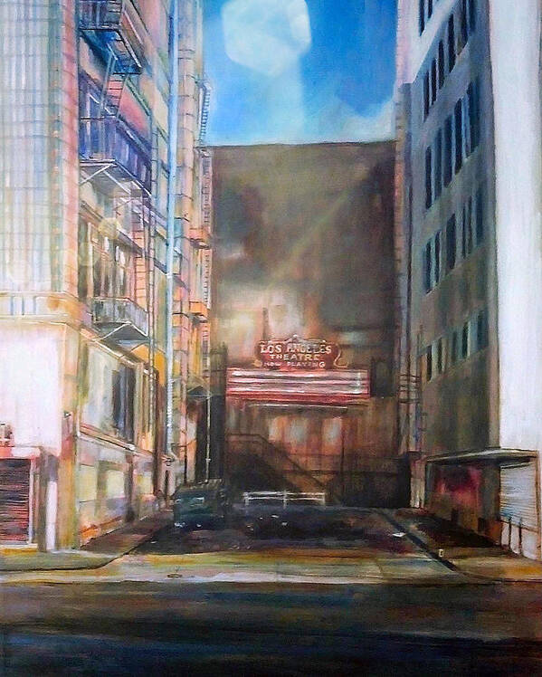  Art Print featuring the painting Los Angeles by Try Cheatham