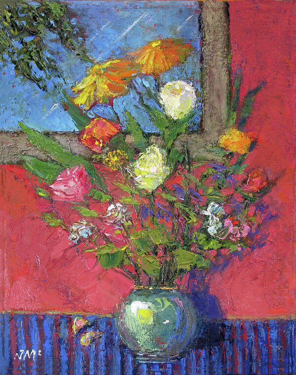 Bouquet Art Print featuring the painting Mindscape11 by John McCormick