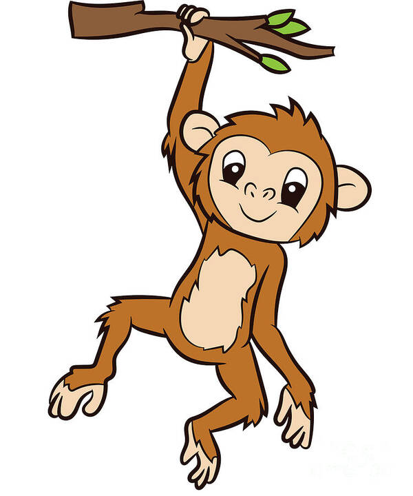 price tag black and white clipart monkey