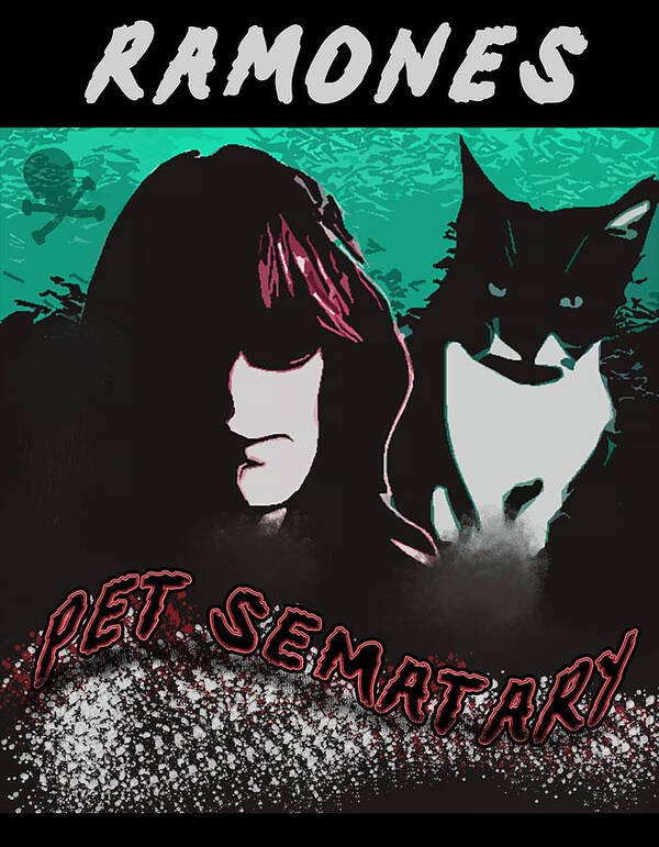Pet Sematary Art Print featuring the digital art Pet Sematary by Christina Rick