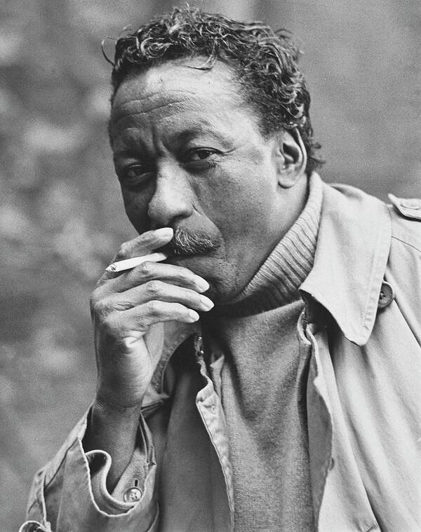 Literary Art Print featuring the photograph Portrait of Gordon Parks by Adelaide de Menil