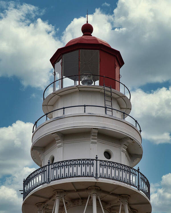 Rawley Point Lighthouse Art Print featuring the photograph Rawley Point Lighthouse by Scott Olsen