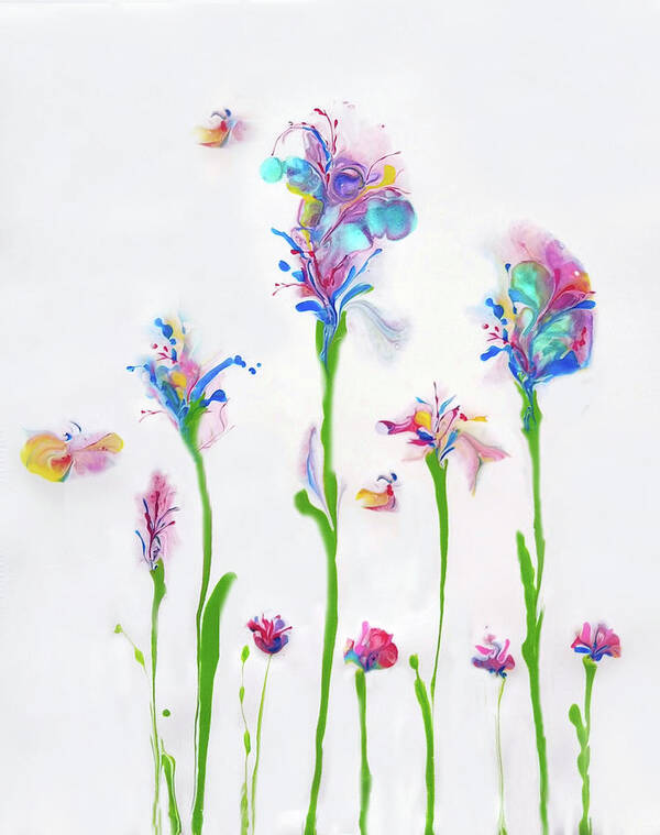 Colorful Art Print featuring the painting Spring Afternoon by Deborah Erlandson