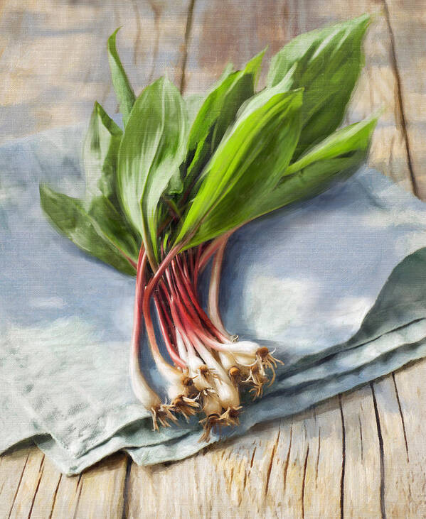  Art Print featuring the painting Spring Ramps by Robert Papp
