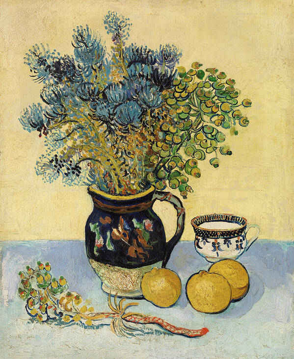 Vincent Art Print featuring the painting Still Life by Vincent Van Gogh circa 1888 by Vincent Van Gogh
