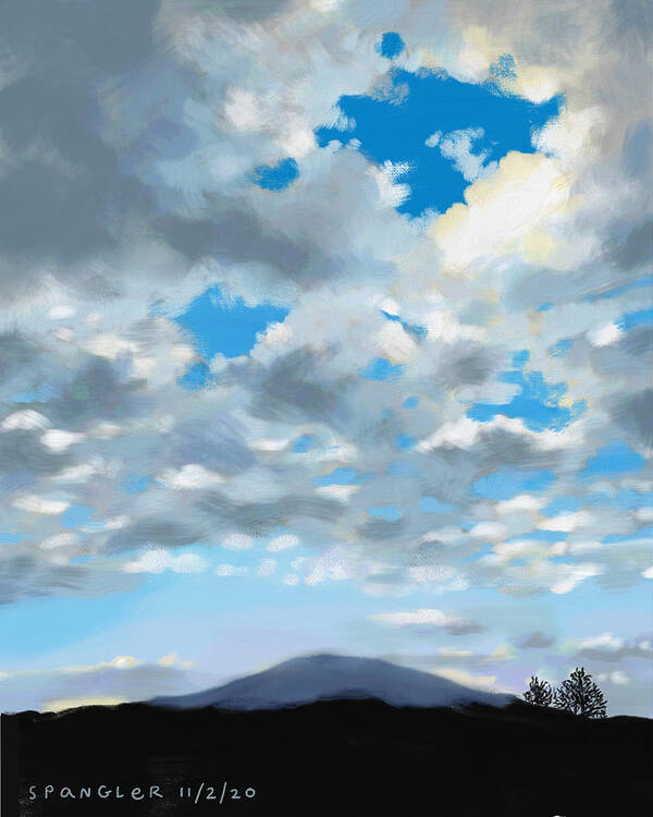  Art Print featuring the painting Sugarloaf by Susan Spangler