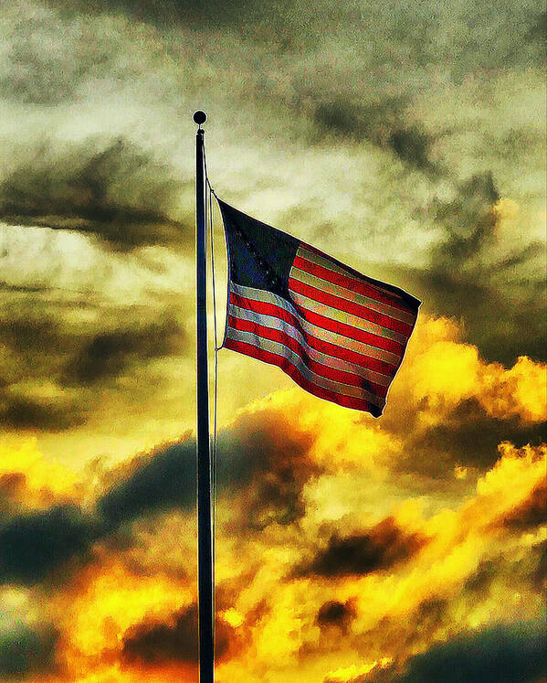  Art Print featuring the photograph Sunset USA by Stephen Dorton