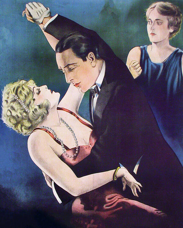 City Art Print featuring the painting ''The City that Never Sleeps'', 1924, movie poster base painting by Movie World Posters